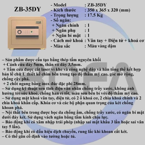 Két Sắt Zhibo Series Zb 35dy