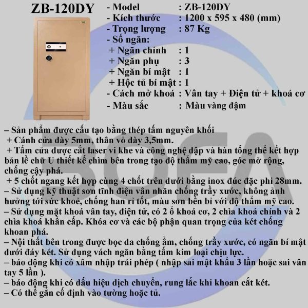 Két Sắt Zhibo Series Zb 120dy