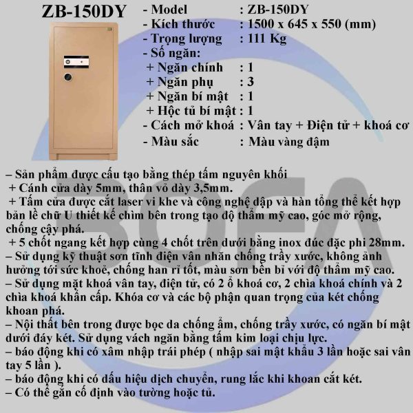 Két Sắt Zhibo Series Zb 150dy