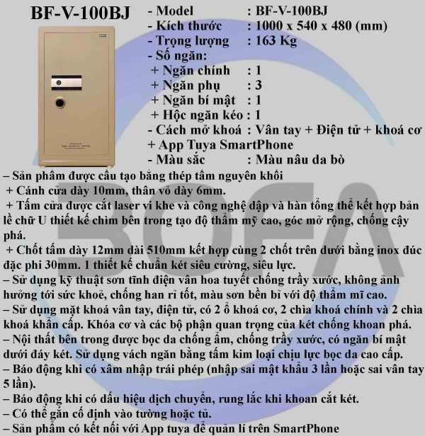 Két Sắt Bojin Series Bf V 100bj